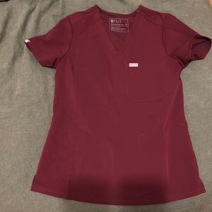 Figs Burgundy Scrubs